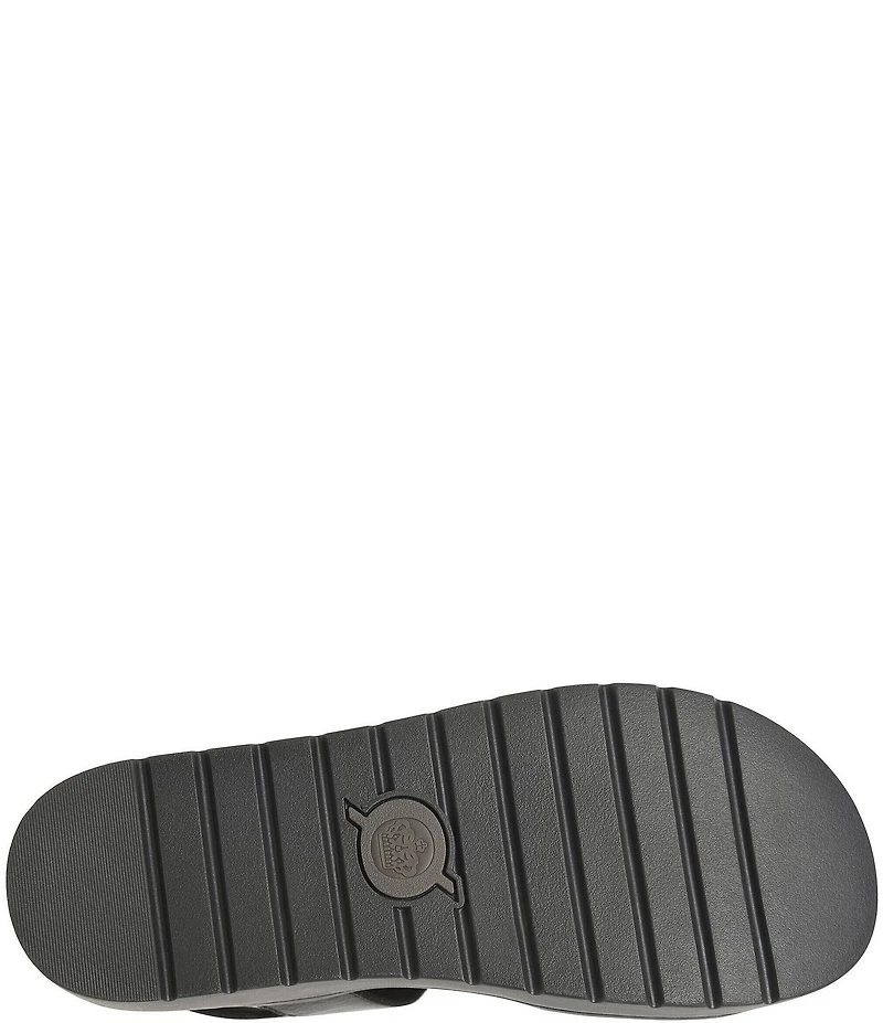 Born Kit Leather Platform Wedge Sandals