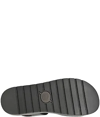 Born Kit Leather Platform Wedge Sandals