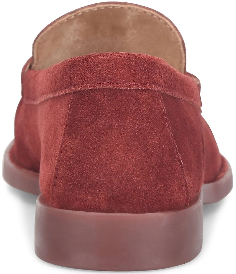 Born Maris Suede Penny Loafers