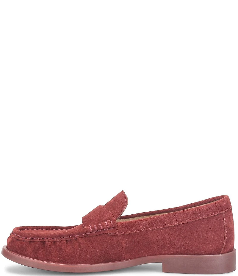 Born Maris Suede Penny Loafers