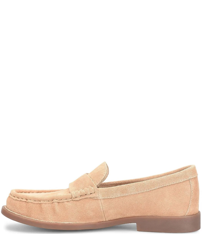 Born Maris Suede Penny Loafers