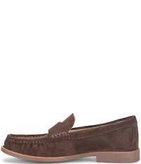Born Maris Suede Penny Loafers