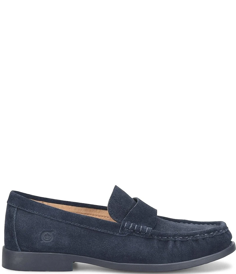 Born Maris Suede Penny Loafers