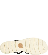 Born Marni Banded Leather Wedge Sandals