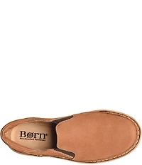 Born Mayflower II Nubuck Suede Slip On Loafers
