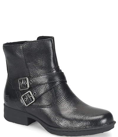 Born McGee Leather Moto Booties
