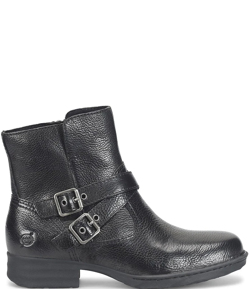 Born McGee Leather Moto Booties