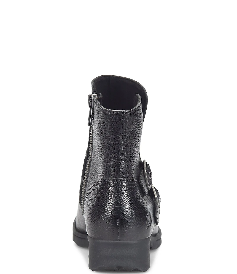 Born McGee Leather Moto Booties
