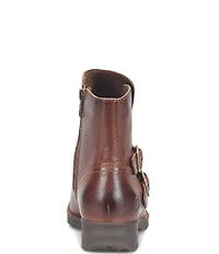 Born McGee Leather Moto Booties