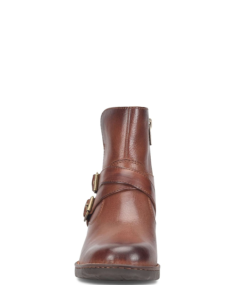 Born McGee Leather Moto Booties