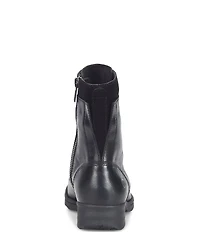Born Mckenna Leather Lace Up Combat Booties