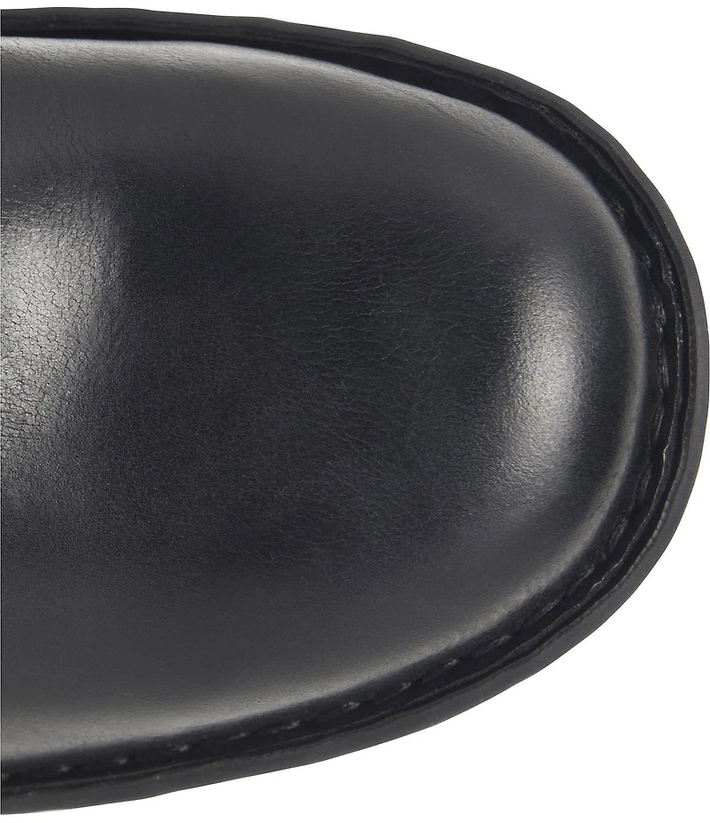 Born Mckenna Leather Lace Up Combat Booties