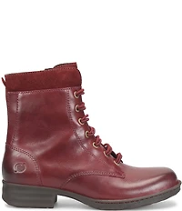 Born Mckenna Leather Lace Up Combat Booties