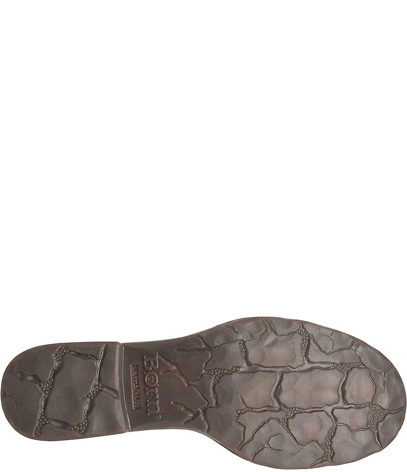 Born Mckenna Leather Lace Up Combat Booties