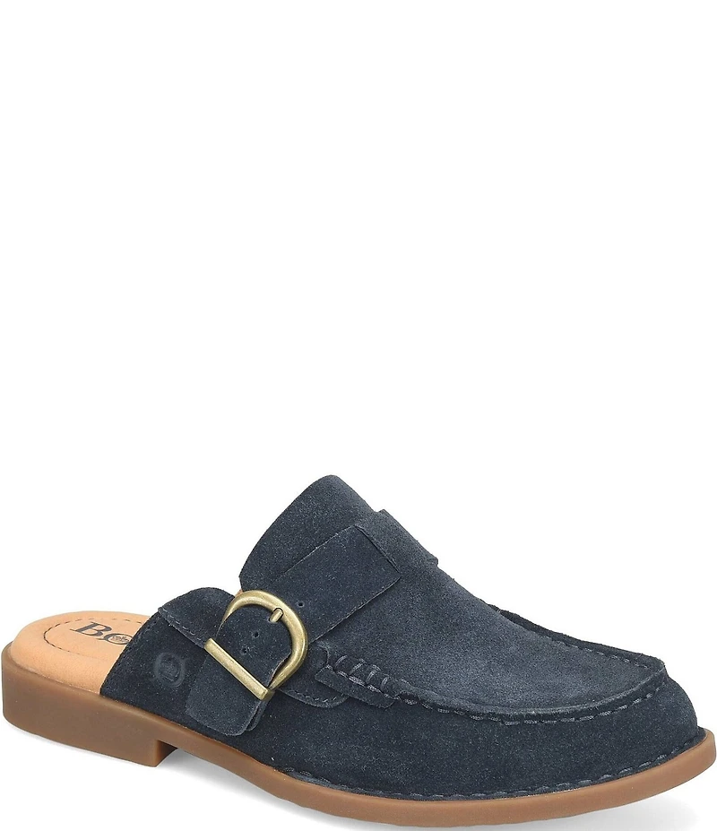 Born Meg Suede Buckle Mules