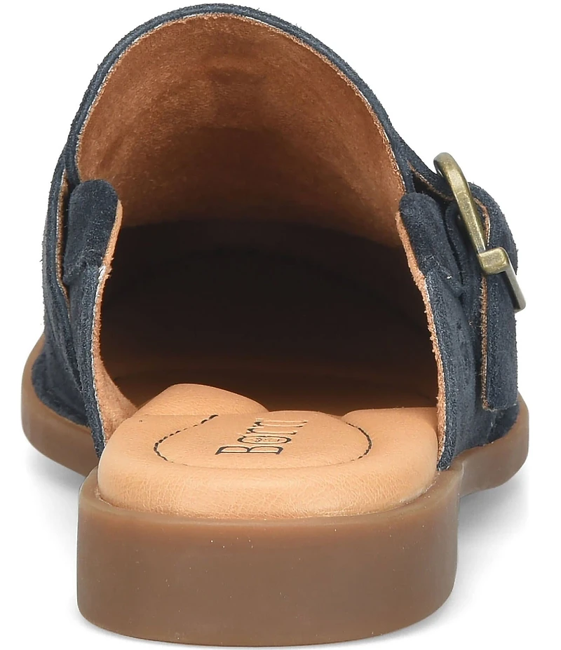 Born Meg Suede Buckle Mules