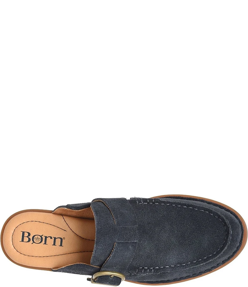 Born Meg Suede Buckle Mules