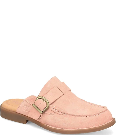 Born Meg Suede Buckle Mules