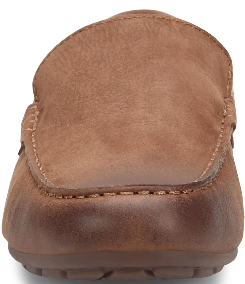 Born Men's Allan Shearling Nubuck Leather Slip-Ons
