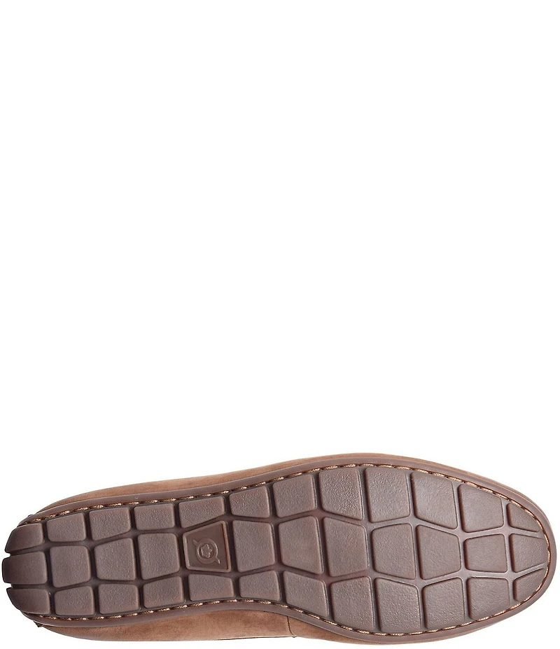 Born Men's Allan Shearling Nubuck Leather Slip-Ons
