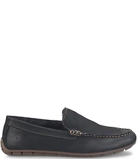 Born Men's Allan Shearling Nubuck Leather Slip-Ons
