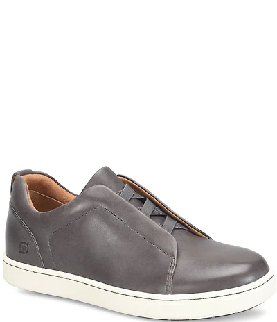Born Men's Banks Leather Slip On Sneakers