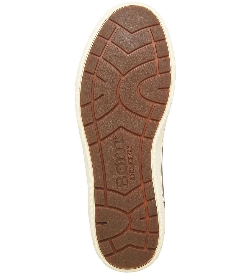 Born Men's Banks Leather Slip On Sneakers