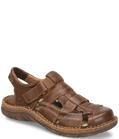 Born Men's Cabot III Leather Fisherman Sandals