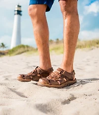 Born Men's Cabot III Leather Fisherman Sandals
