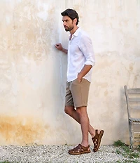 Born Men's Cabot III Leather Fisherman Sandals