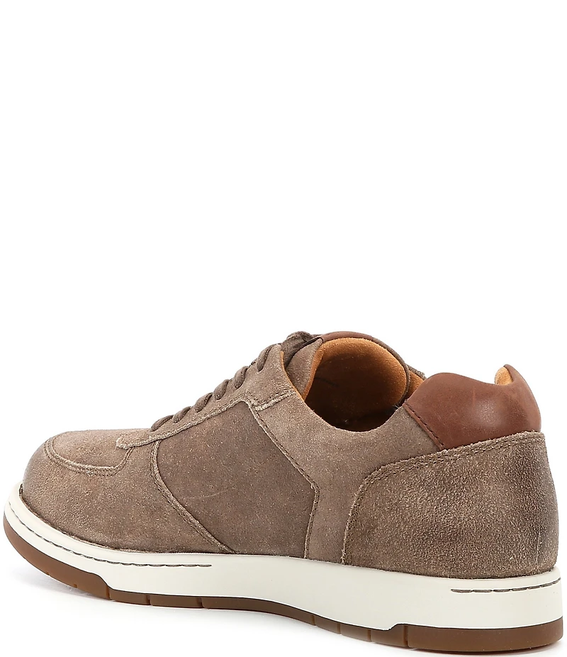 Born Men's Captain Distressed Leather Perforated Detail Sneakers