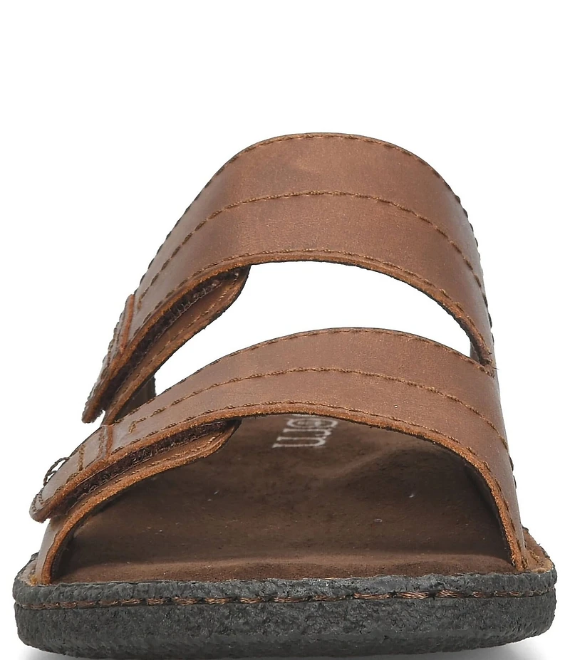 Born Men's Jax Leather Adjustable Sandals