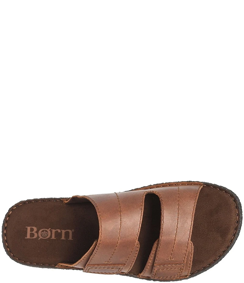 Born Men's Jax Leather Adjustable Sandals