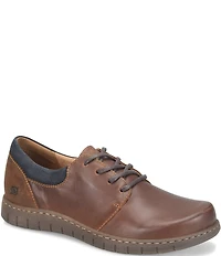 Born Men's Lance Leather and Distressed Suede Oxfords