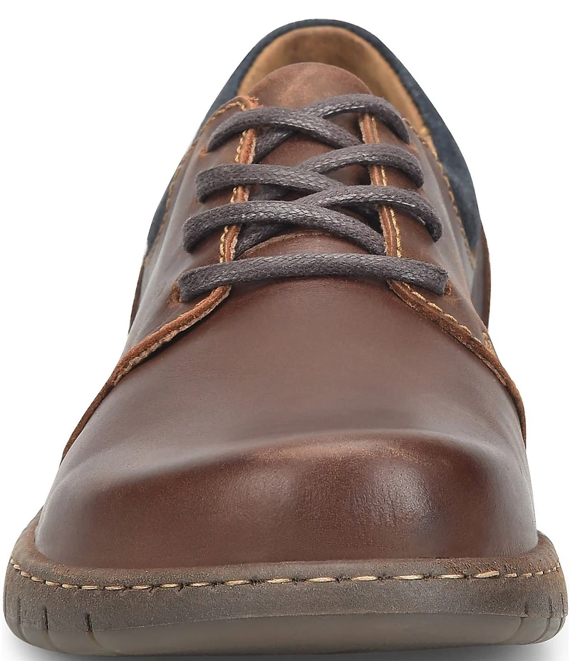 Born Men's Lance Leather and Distressed Suede Oxfords