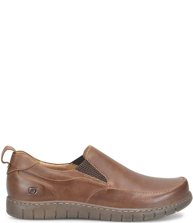 Born Men's Leeds Leather Slip On Sneakers