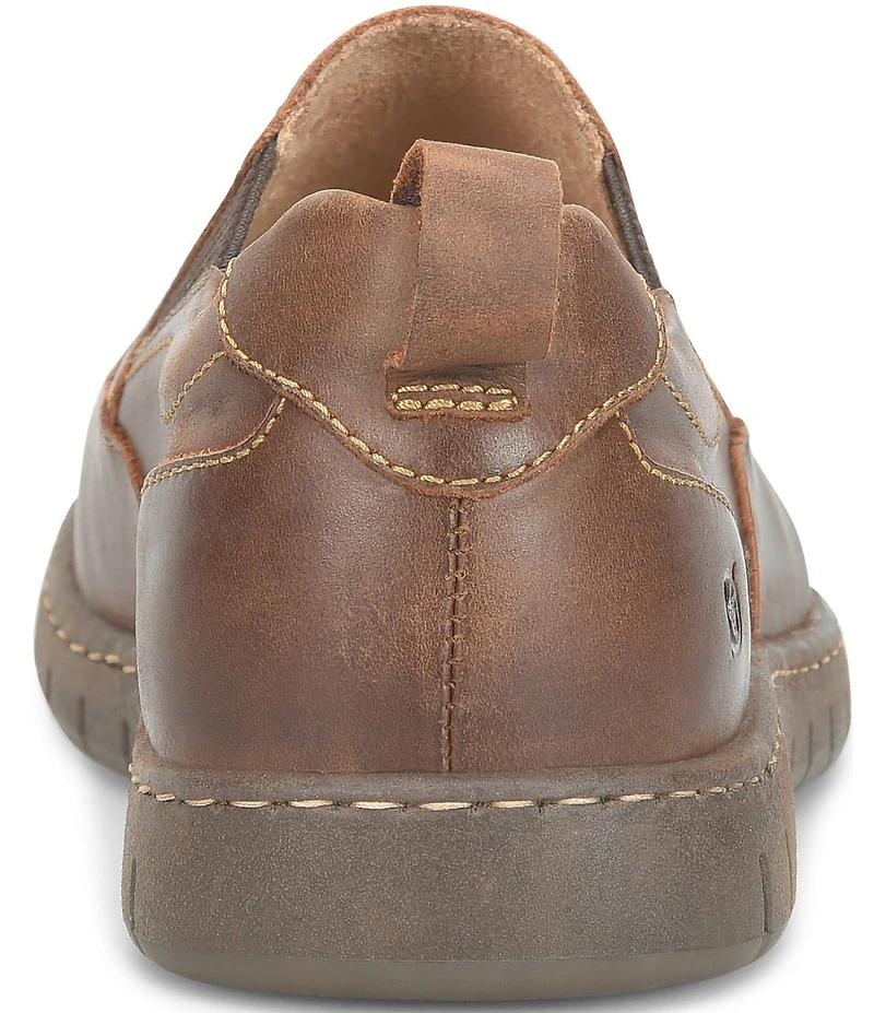 Born Men's Leeds Leather Slip On Sneakers