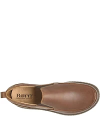 Born Men's Leeds Leather Slip On Sneakers