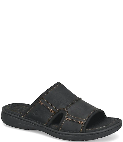 Born Men's Maldon Nubuck Leather Slip-On Sandals
