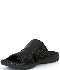 Born Men's Maldon Nubuck Leather Slip-On Sandals