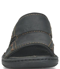Born Men's Maldon Nubuck Leather Slip-On Sandals
