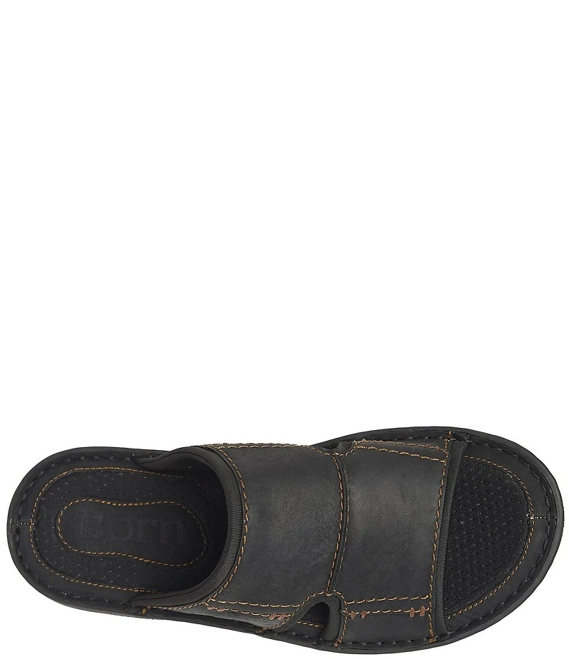 Born Men's Maldon Nubuck Leather Slip-On Sandals