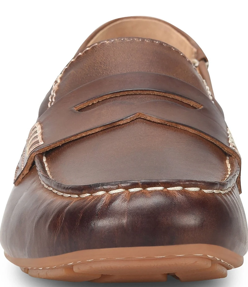 Born Men's Marcel Leather Penny Driver Loafers