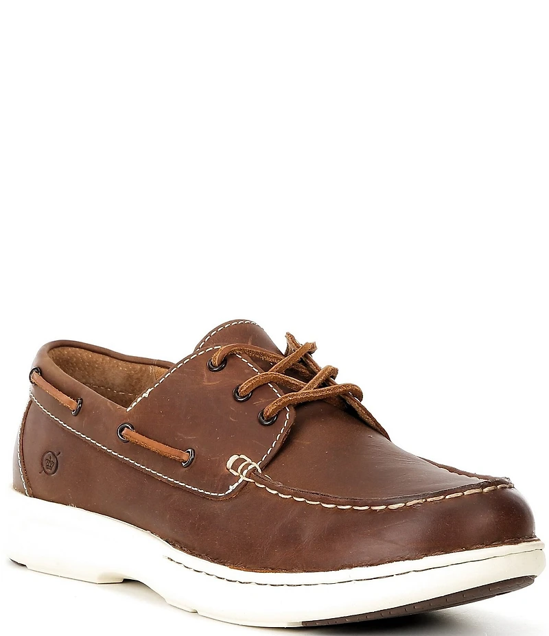 Born Men's Mariner 3-Eye Leather Boat Shoes