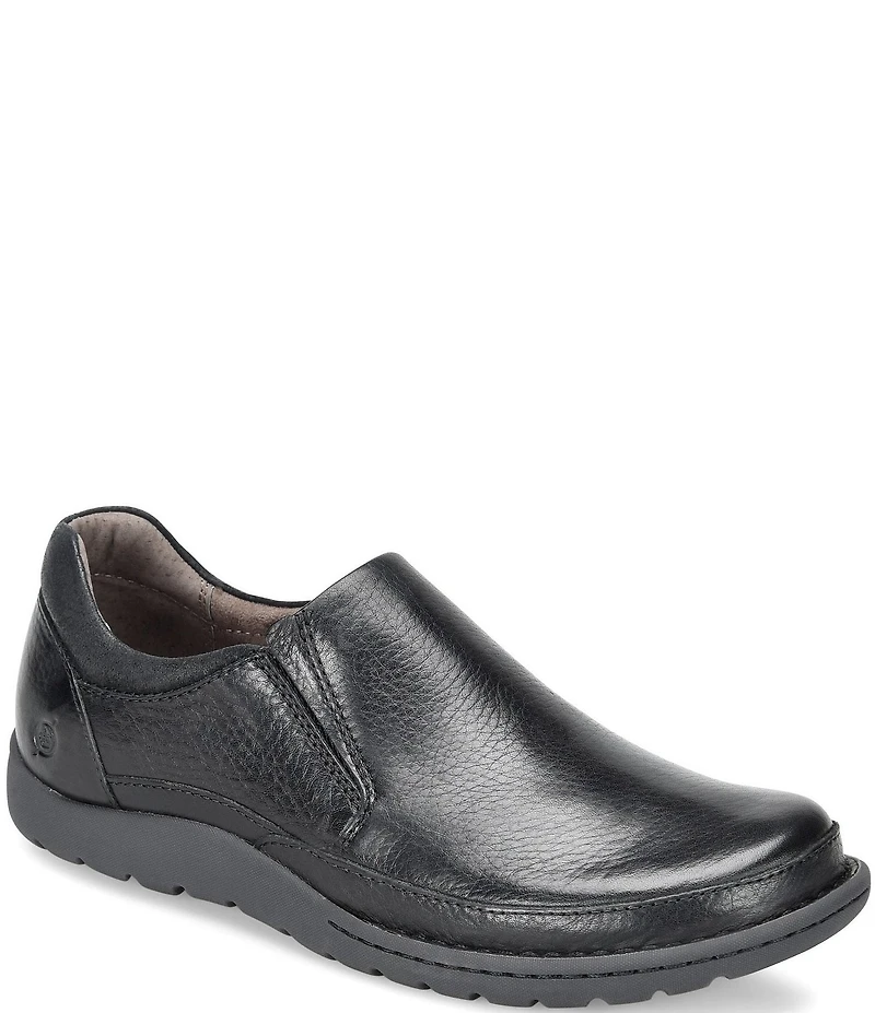 Born Men's Nigel Leather Slip On Sneakers