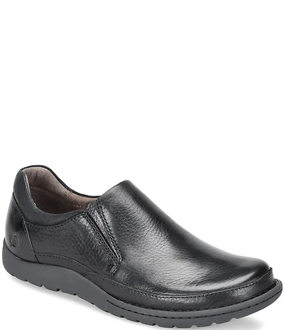 Born Men's Nigel Leather Slip On Sneakers