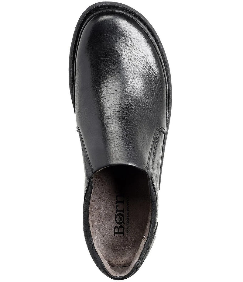 Born Men's Nigel Leather Slip On Sneakers