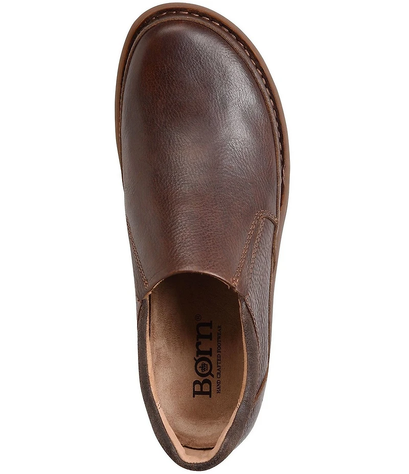 Born Men's Nigel Leather Slip On Sneakers