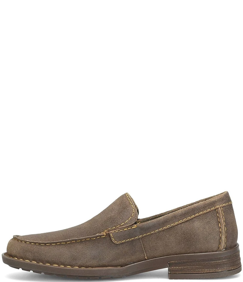 Born Men's Roger Distressed Leather Slip-On Loafers