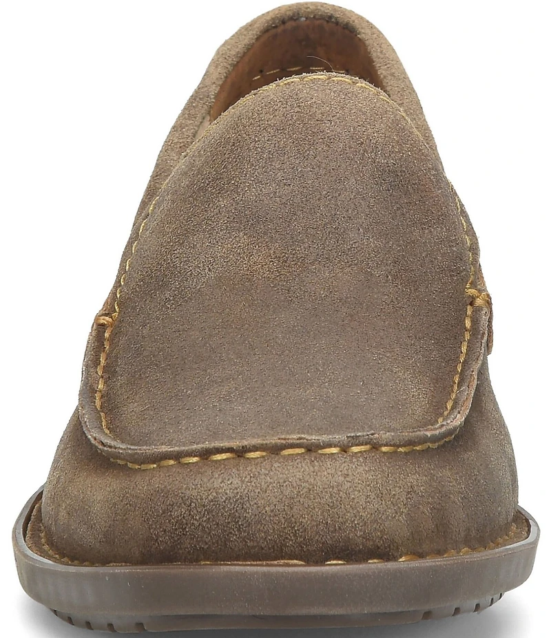 Born Men's Roger Distressed Leather Slip-On Loafers